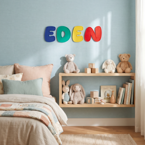 Prénom Personnalisé en 3D – Lettres de 5 cm